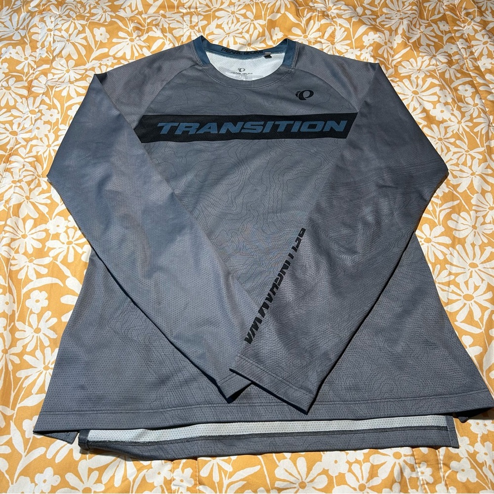 Pearl Izumi/Transition Bikes Jersey - long sleeve, grey topo